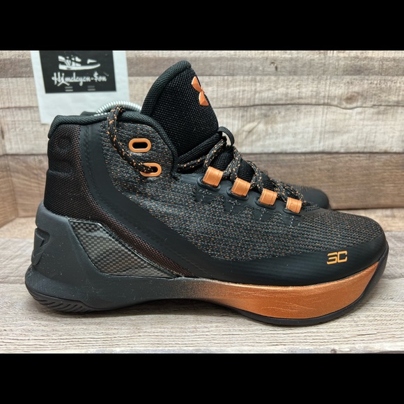 stephen curry shoes orange and black